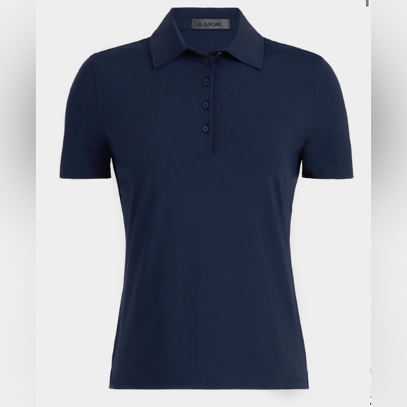 Black G/Fore SILKY TECH NYLON POLO like new - Picture 2 of 5